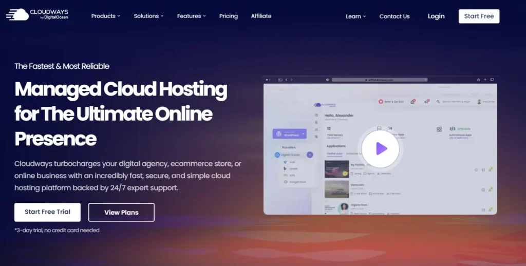 Cloudways: Flexible Cloud Hosting with E-commerce Focus