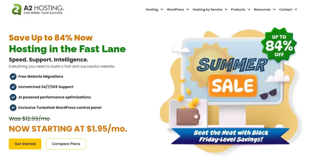 A2 Hosting: Speed-Focused Hosting with E-commerce Optimization