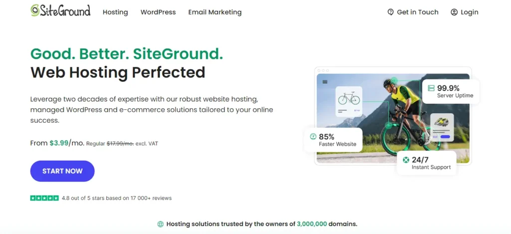 SiteGround: Affordable and Reliable Hosting for E-commerce Beginners